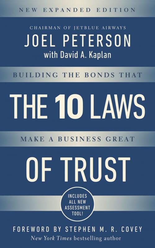 Cover of the book 10 Laws of Trust, Expanded Edition by Joel Peterson, HarperCollins Leadership