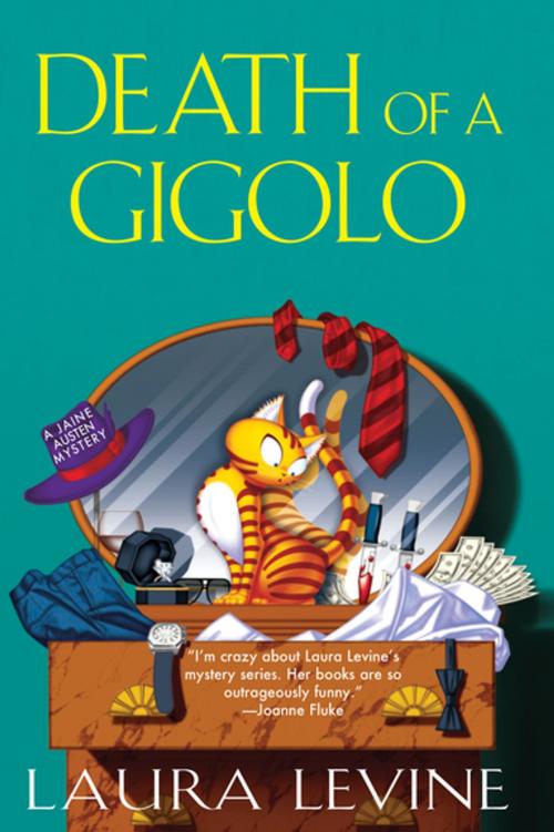 Cover of the book Death of a Gigolo by Laura Levine, Kensington Books