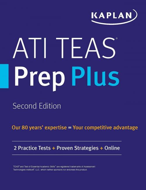 Cover of the book ATI TEAS Prep Plus by Kaplan Nursing, Kaplan Publishing