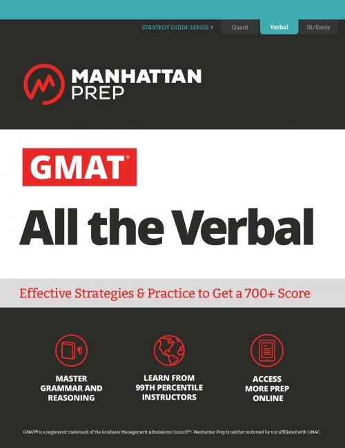 Cover of the book GMAT All the Verbal by Manhattan Prep, Manhattan Prep Publishing