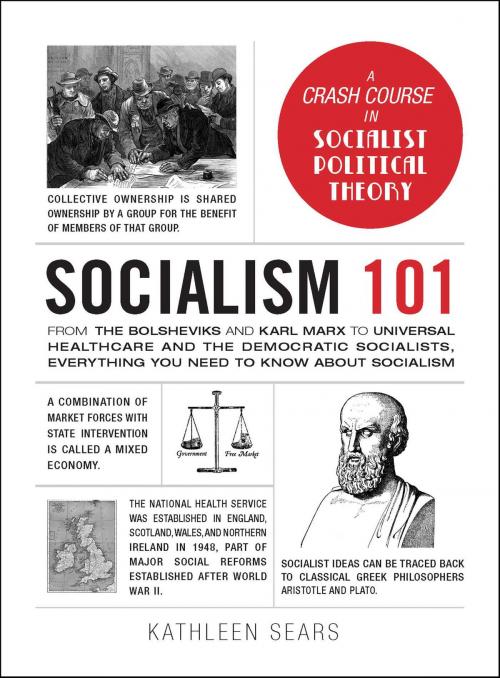 Cover of the book Socialism 101 by Kathleen Sears, Adams Media