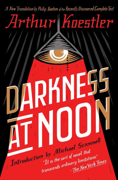 Cover of the book Darkness at Noon by Arthur Koestler, Scribner