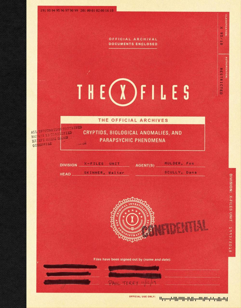 Big bigCover of The X-Files: The Official Archives