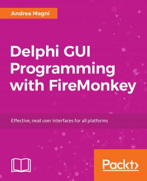 Cover of the book Delphi GUI Programming with FireMonkey by Gabriel Guarino