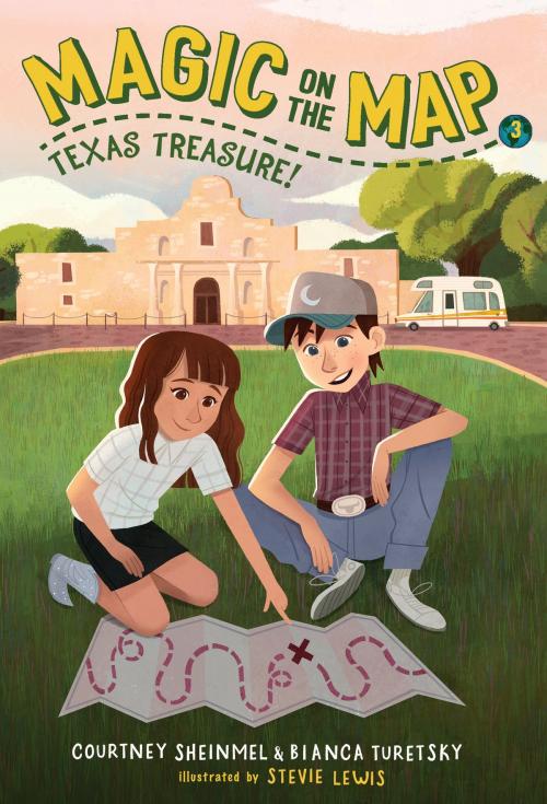 Cover of the book Magic on the Map #3: Texas Treasure by Courtney Sheinmel, Bianca Turetsky, Random House Children's Books