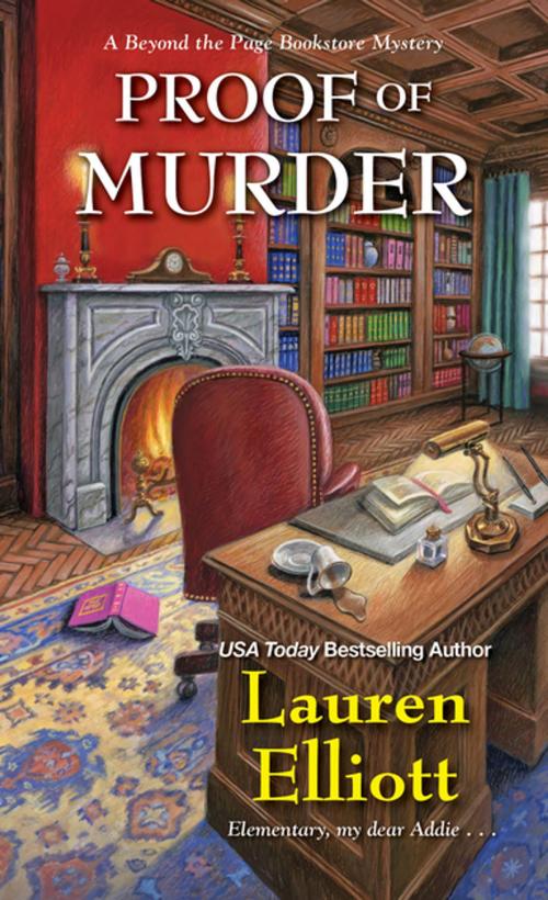Cover of the book Proof of Murder by Lauren Elliott, Kensington Books