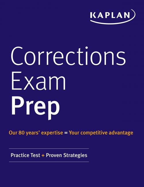 Cover of the book Correction Officer Exam Prep by Kaplan Test Prep, Kaplan Publishing